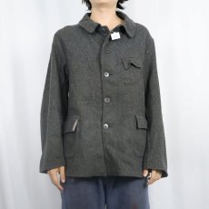 画像2: 50's EURO FRENCE製 ファーマーズジャケット (2)