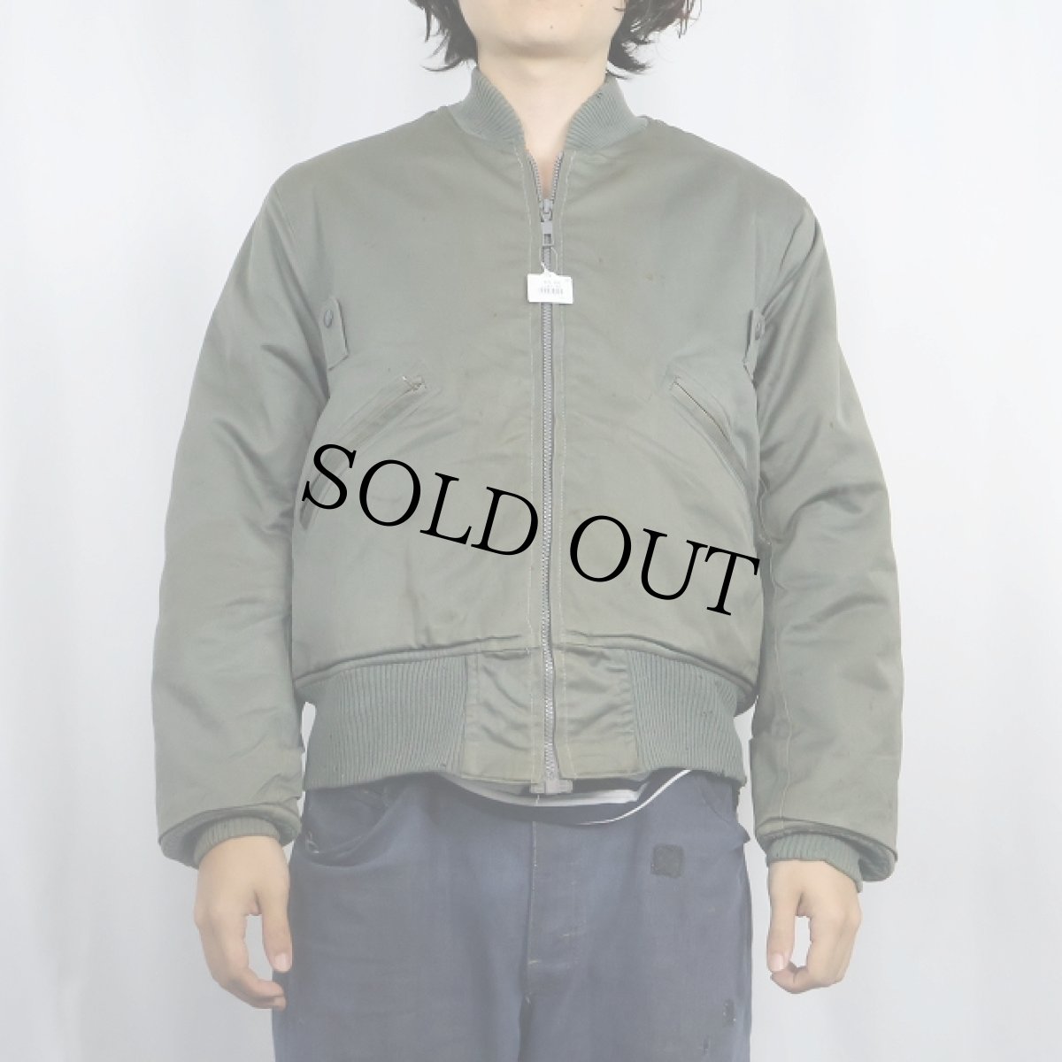 画像2: 民間品 60〜70's MA-1 フライトジャケット (2)