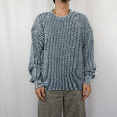画像2: 90's BASIC コットンニットセーター XL (2)