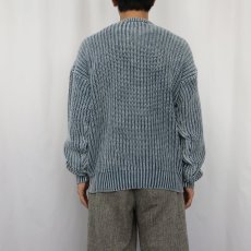 画像3: 90's BASIC コットンニットセーター XL (3)