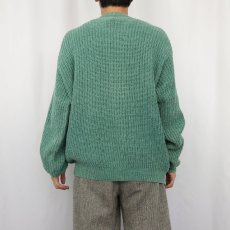 画像3: 90's LANDS' END USA製 コットンニットセーター M (3)