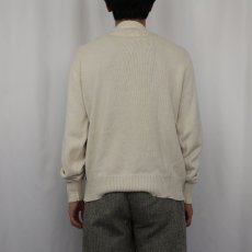 画像3: 90's Eddie Bauer デザインコットンニットセーター L (3)