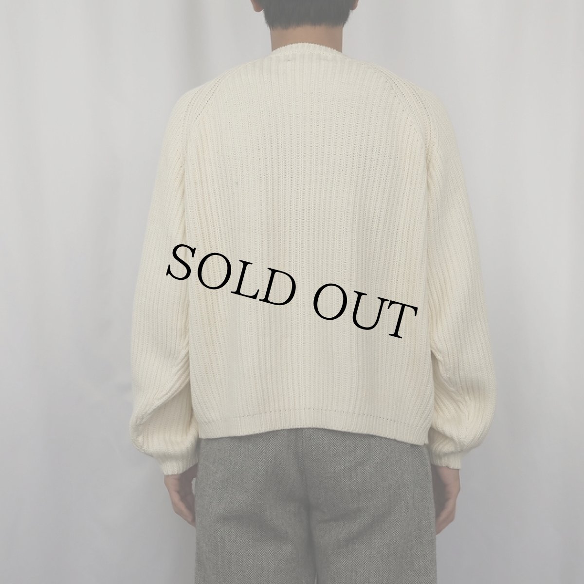 画像3: 90's Eddie Bauer コットンニットセーター M (3)