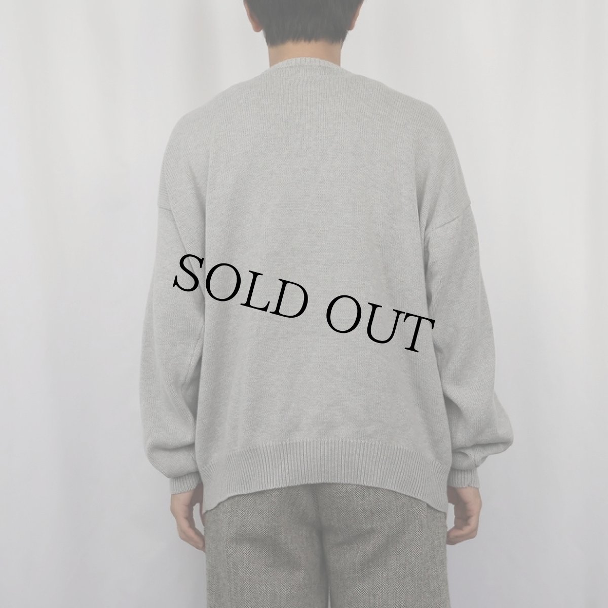 画像3: 90's GAP コットンニットセーター XL (3)