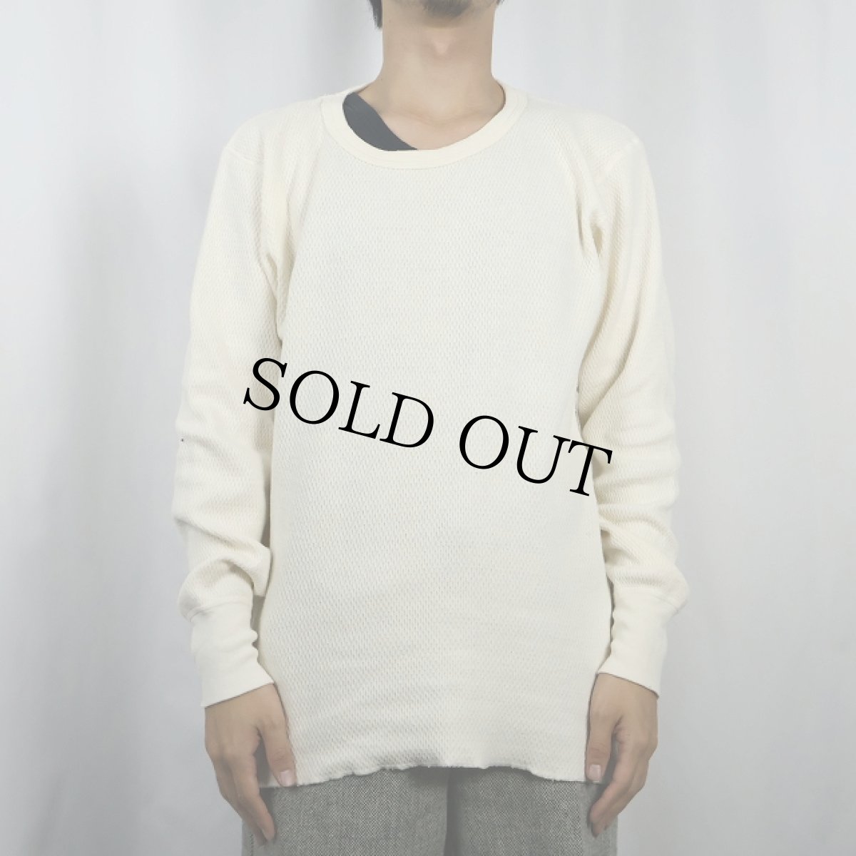 画像2: 80〜90's ST.JOHN'S BAY USA製 サーマルロンT L (2)