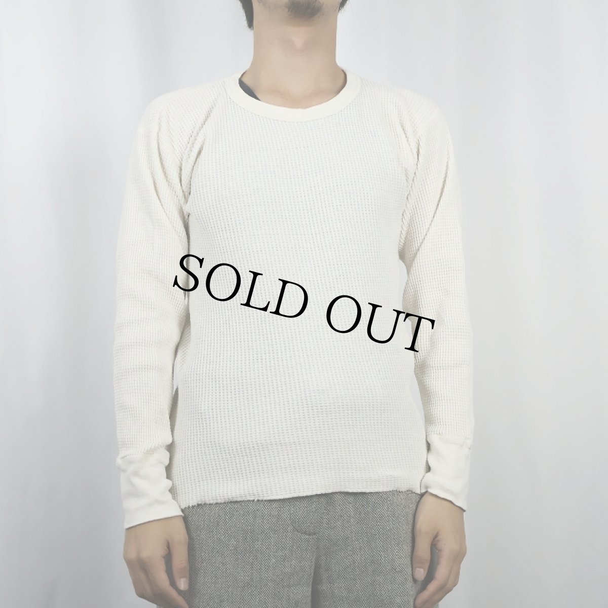 画像2: 60's B.V.D. サーマルロンT M (2)