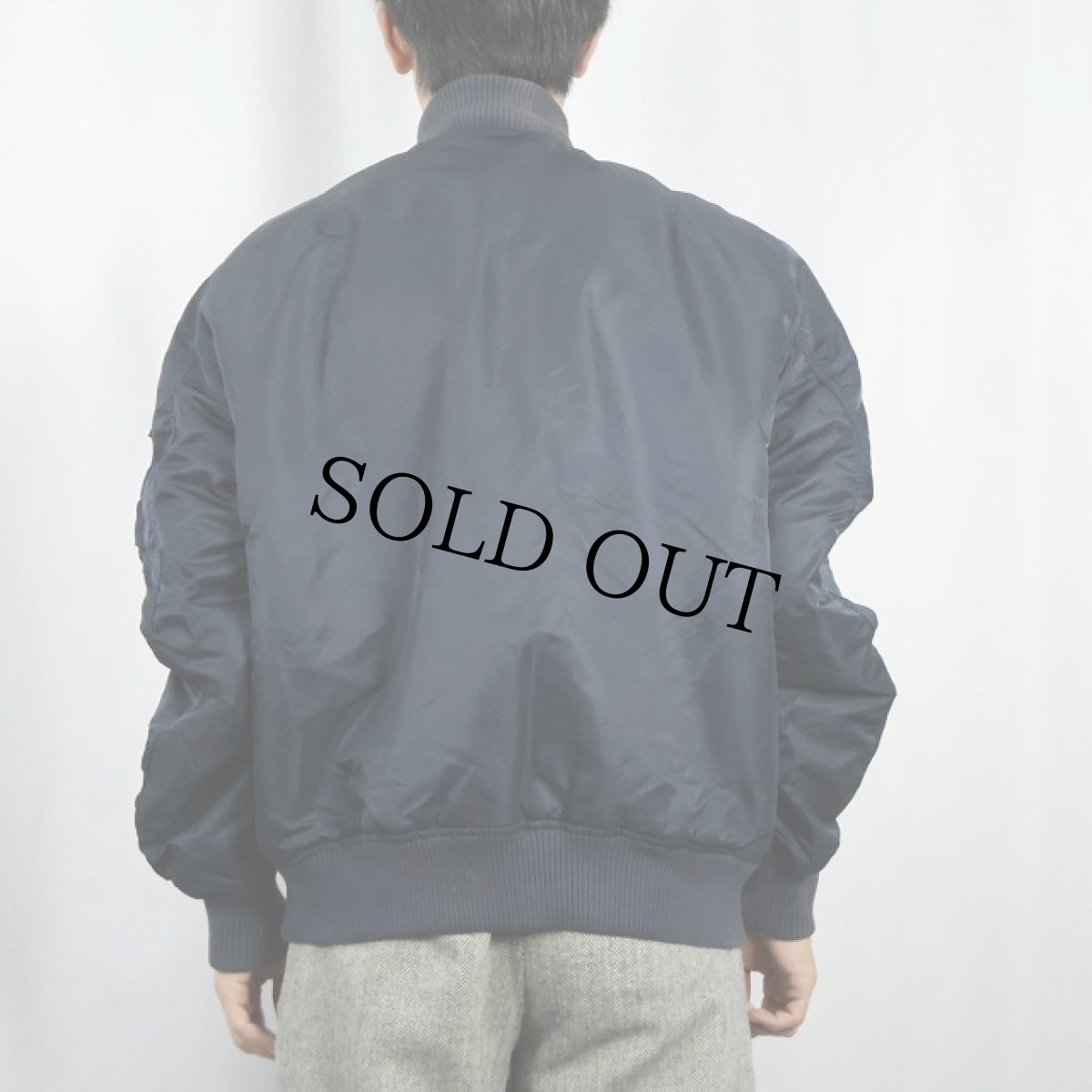 画像3: 民間品 ALPHA INDUSTRIES,INC. MA-1 フライトジャケット NAVY X-LARGE (3)