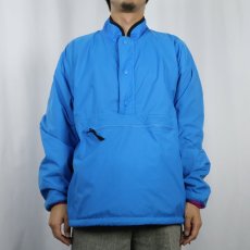 画像3: GAP ARCTIC FLEECE ナイロン×フリース ハーフジップ リバーシブルジャケット M (3)