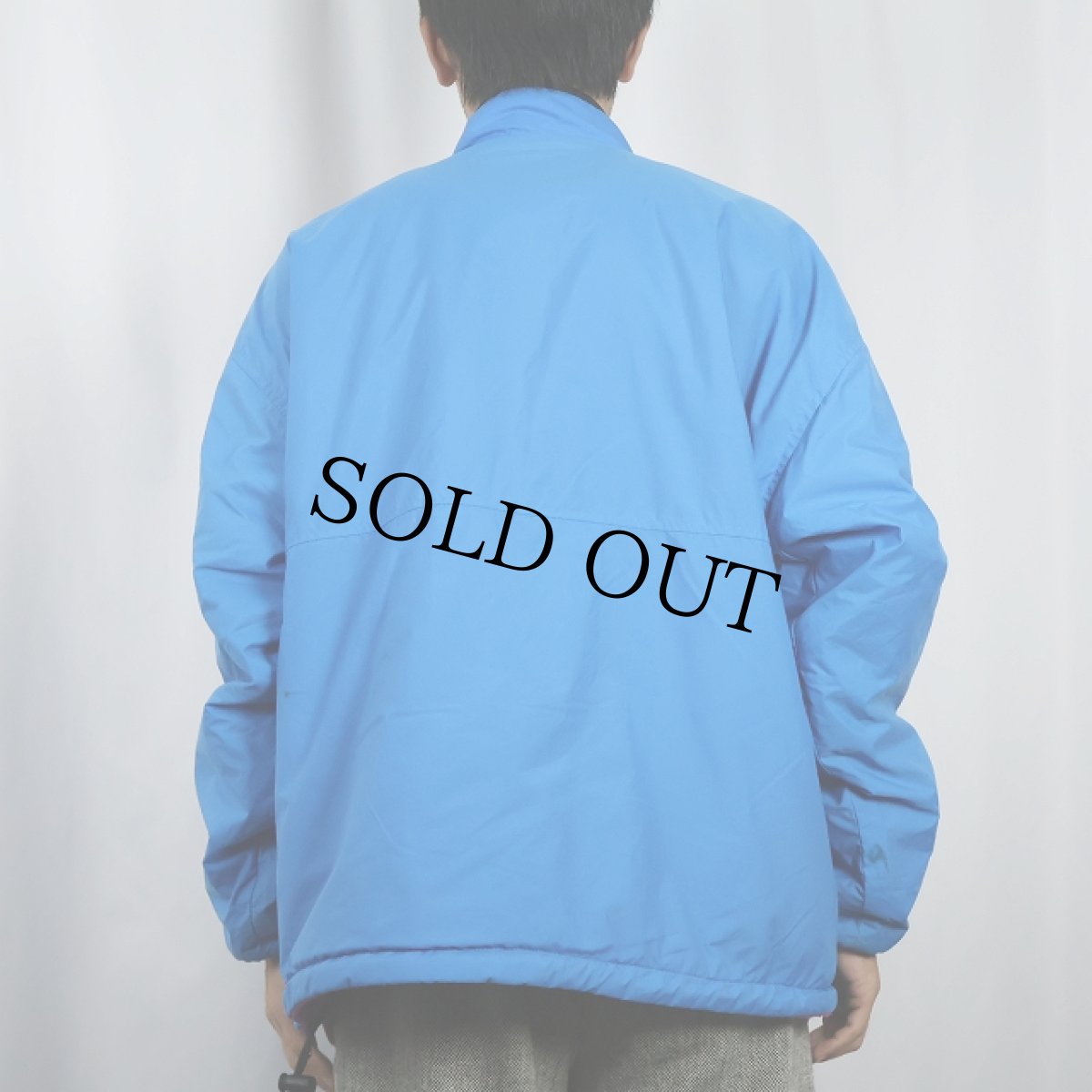 画像4: 【SALE】 GAP ARCTIC FLEECE ナイロン×フリース ハーフジップ リバーシブルジャケット M (4)