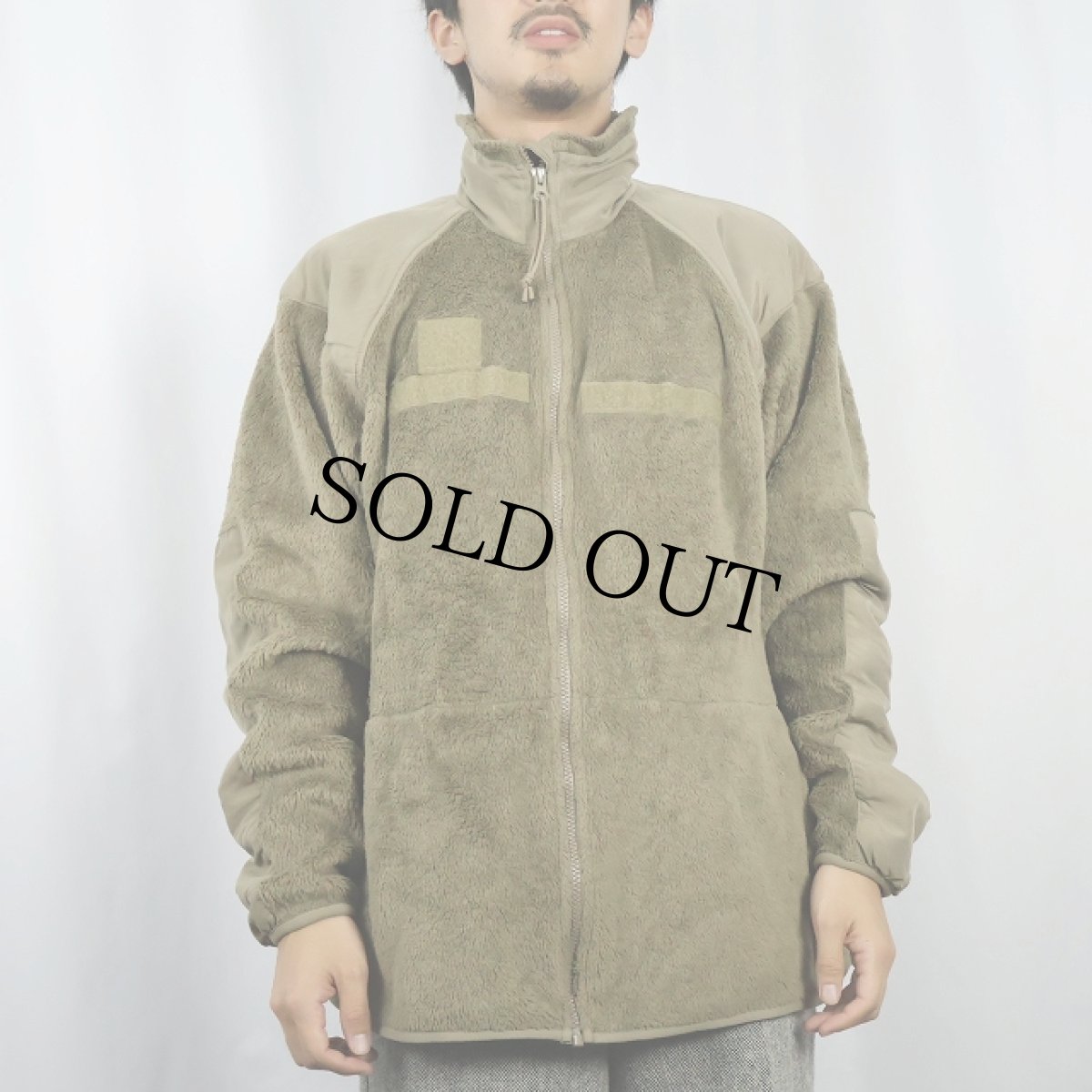 画像2: U.S.MILITARY ECWCS GEN3 Cold Weather コヨーテフリースジャケット MEDIUM-LONG  (2)