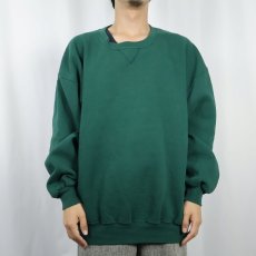 画像2: 90's RUSSELL ATHLETIC USA製 前V 無地スウェット XXL (2)