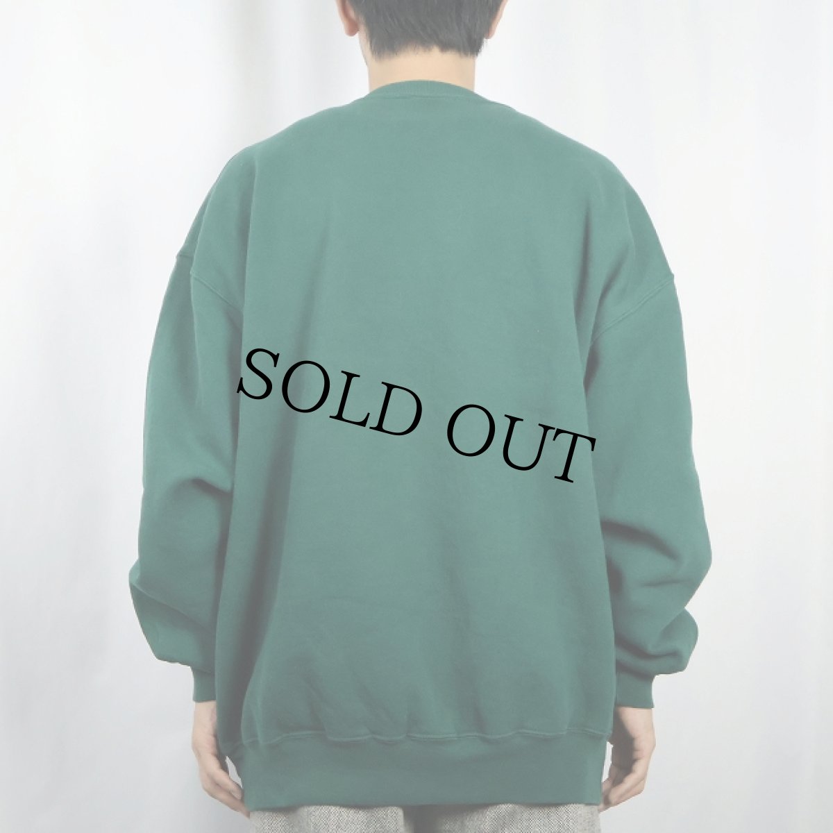 画像3: 90's RUSSELL ATHLETIC USA製 前V 無地スウェット XXL (3)