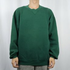 画像2: 90's RUSSELL ATHLETIC USA製 前V 無地スウェット XL (2)