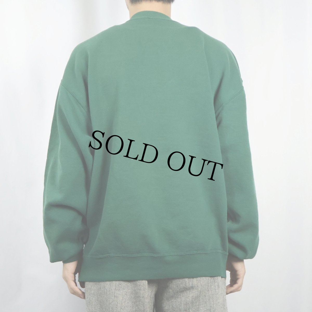 画像3: 90's RUSSELL ATHLETIC USA製 前V 無地スウェット XL (3)