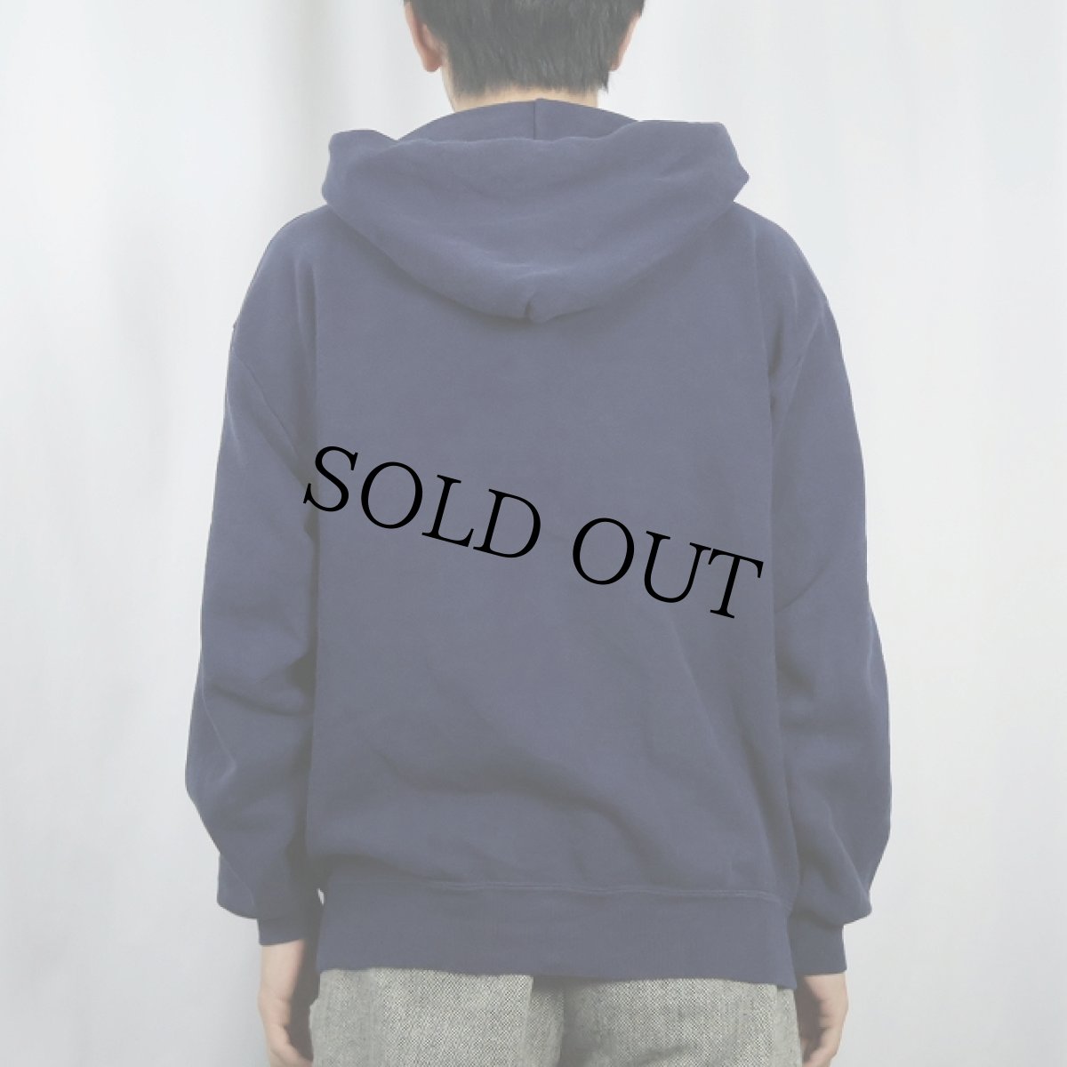 画像3: 90's JERZEES USA製 スウェットジップパーカー NAVY L (3)