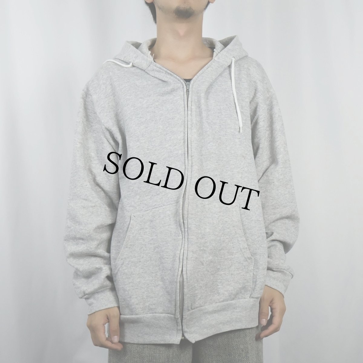 画像2: 90's Hanes USA製 スウェットジップパーカー XL (2)