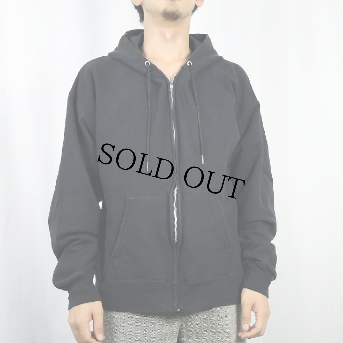 画像2: Hanes スウェットジップパーカー M (2)