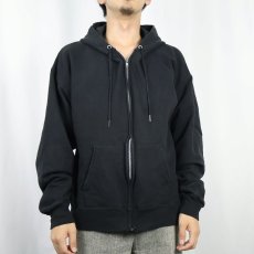 画像2: Hanes スウェットジップパーカー M (2)