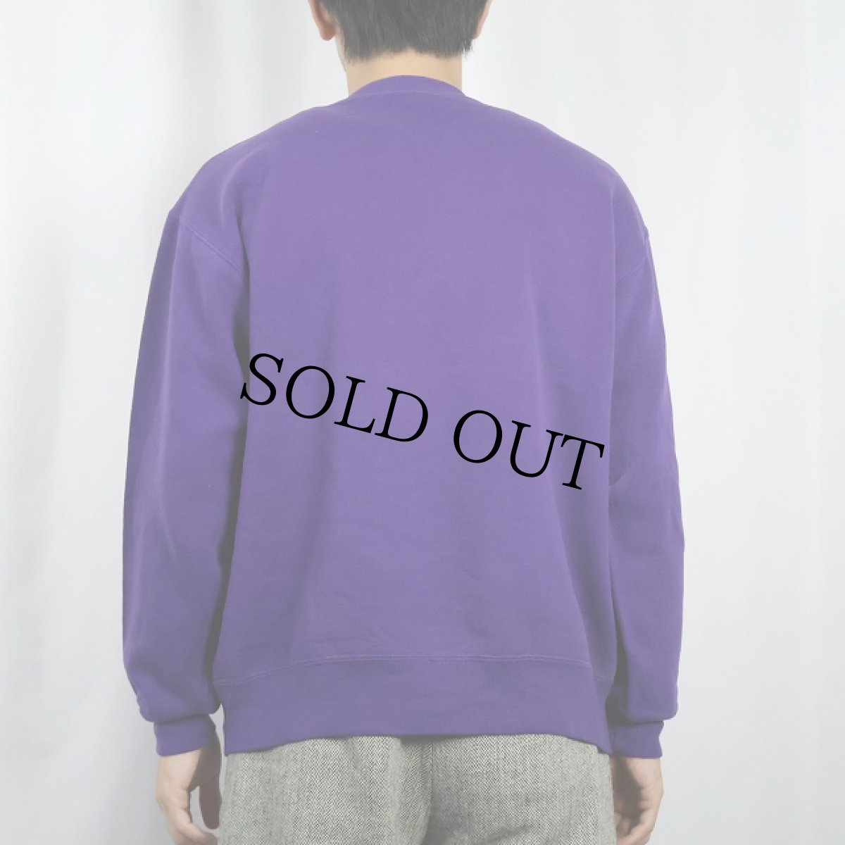 画像3: 90's RUSSELL ATHLETIC USA製 前V 無地スウェット L (3)