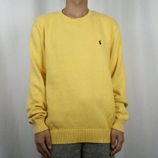 画像2: POLO Ralph Lauren コットンニットセーター L (2)