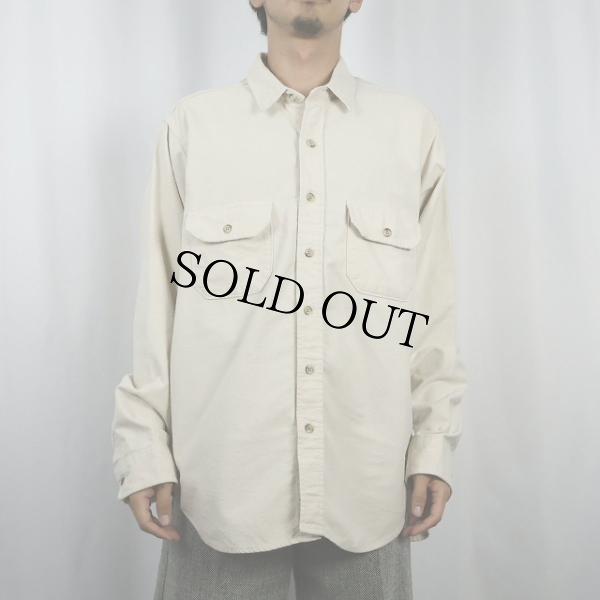 画像2: 70's Woolrich USA製 シャモアクロスシャツ XL (2)