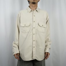 画像2: 70's Woolrich USA製 シャモアクロスシャツ XL (2)