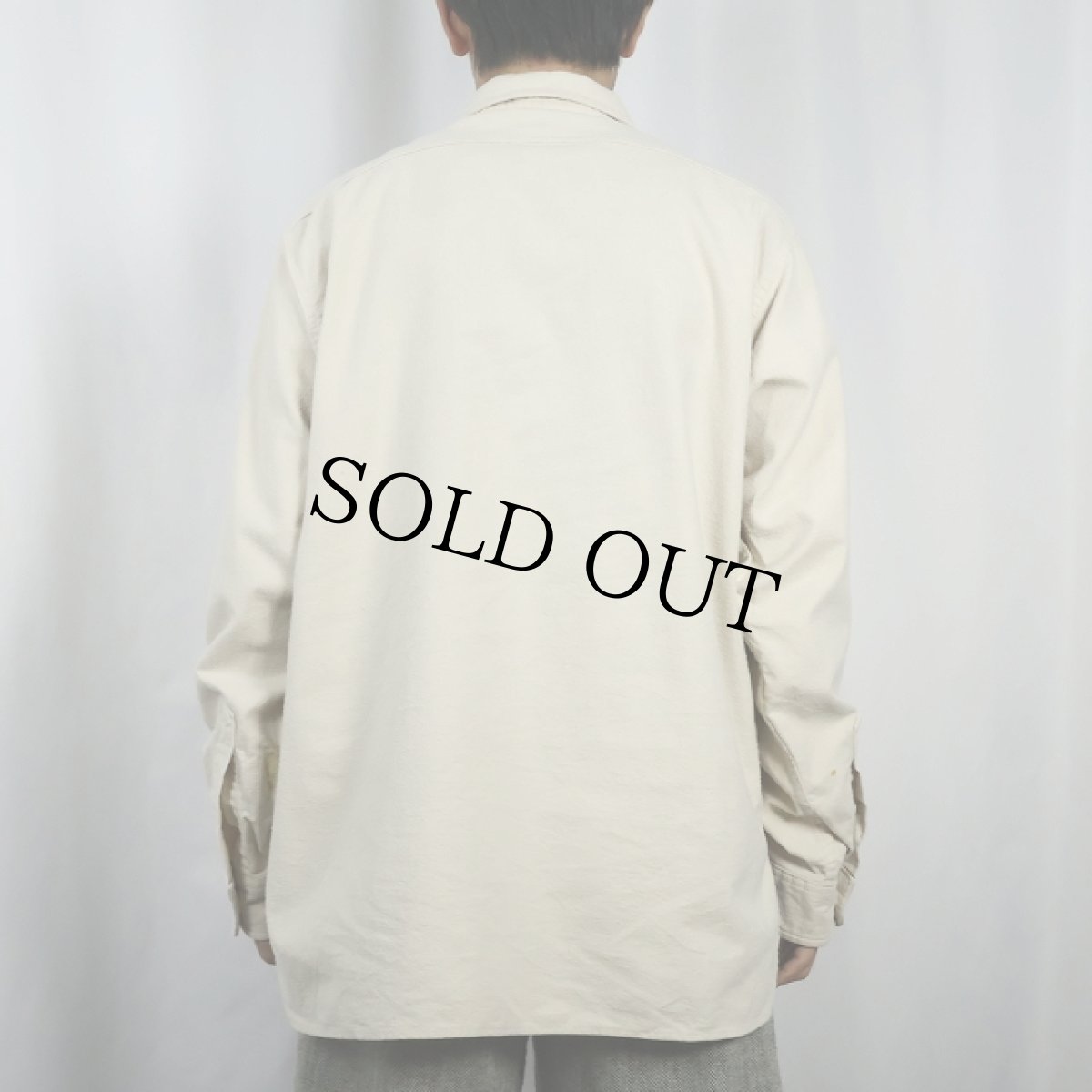 画像3: 70's Woolrich USA製 シャモアクロスシャツ XL (3)