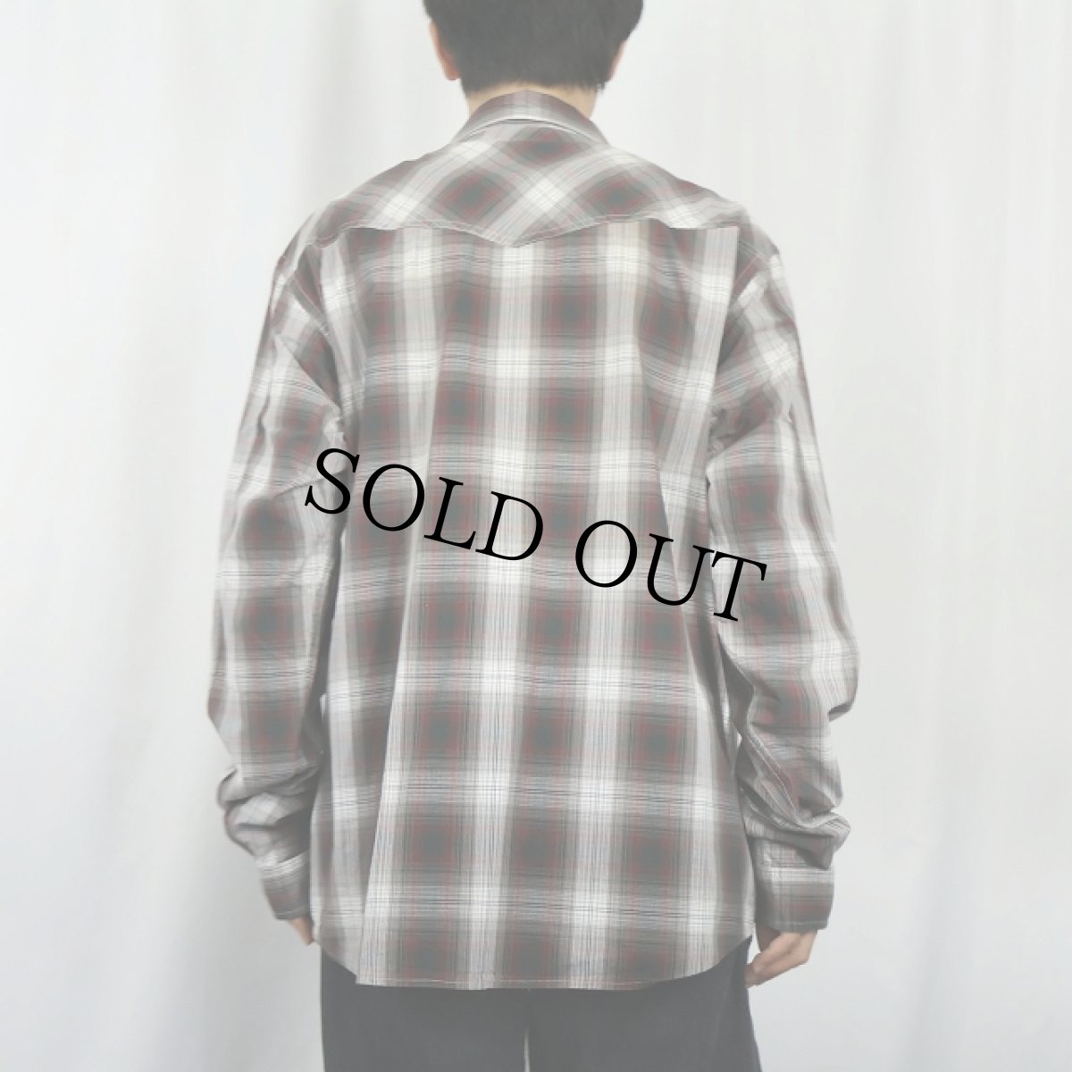 画像3: 2011AW Patagonia "ORGANIC COTTON" オンブレーチェック柄 コットンシャツ L (3)