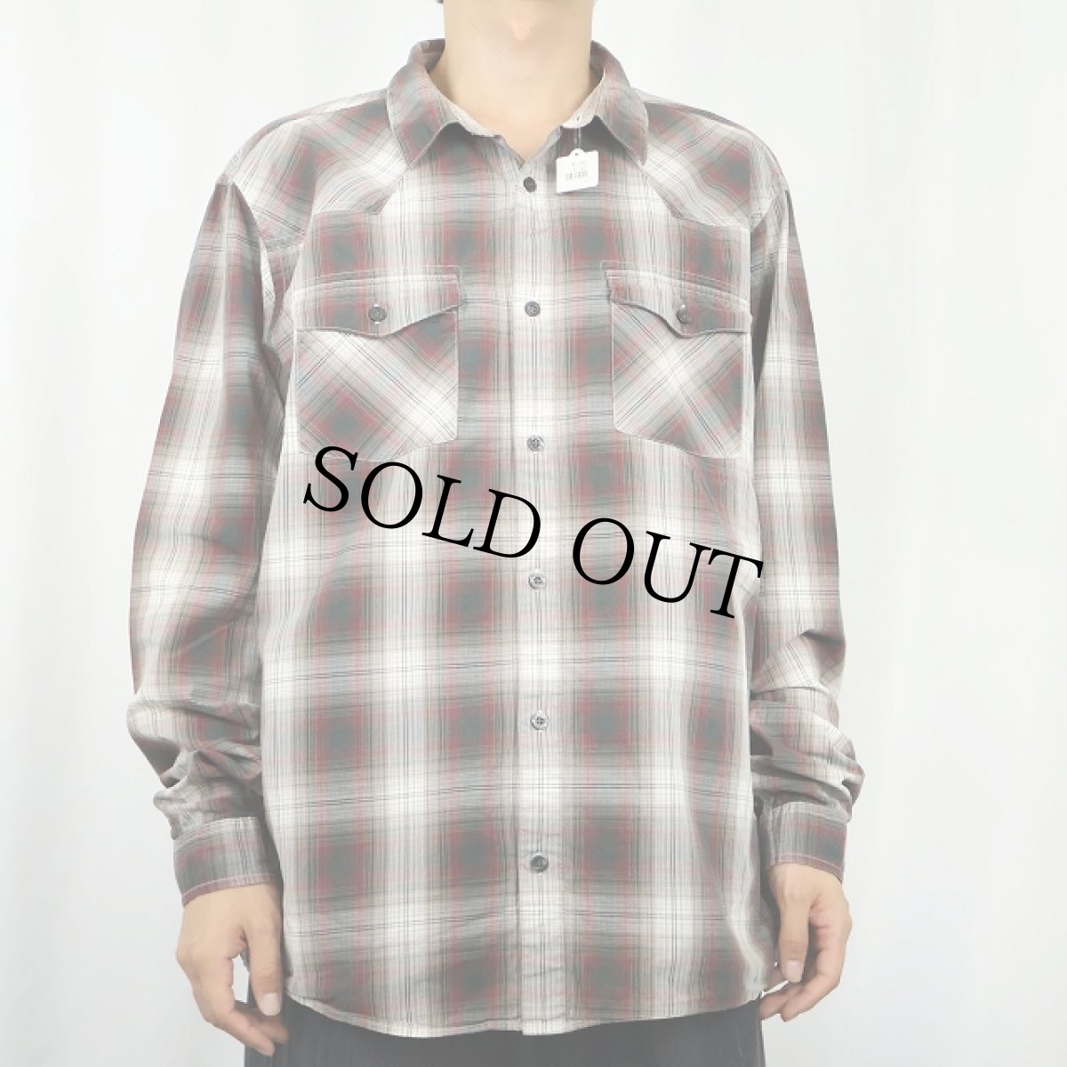 画像2: 2011AW Patagonia "ORGANIC COTTON" オンブレーチェック柄 コットンシャツ L (2)