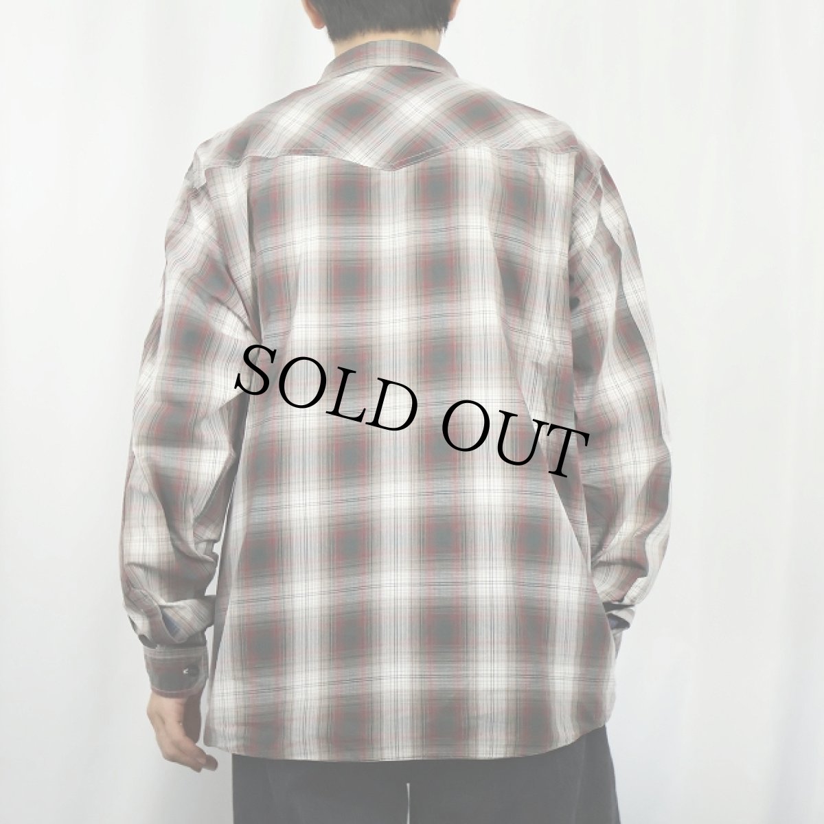 画像3: 2011AW Patagonia "ORGANIC COTTON" オンブレーチェック柄 コットンシャツ L (3)