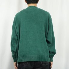 画像3: 90's Eddie Bauer コットンニットセーター L (3)