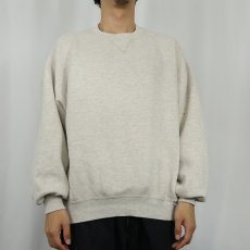 画像2: 90's RUSSELL ATHLETIC USA製 前V無地スウェット L (2)