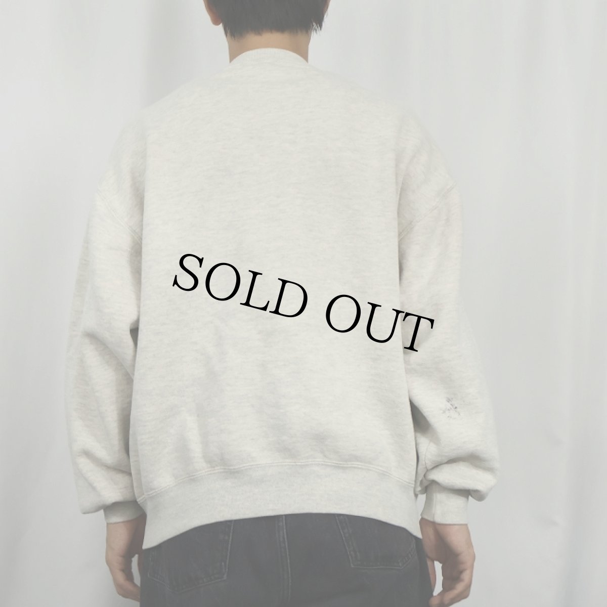 画像3: 90's RUSSELL ATHLETIC USA製 前V無地スウェット L (3)