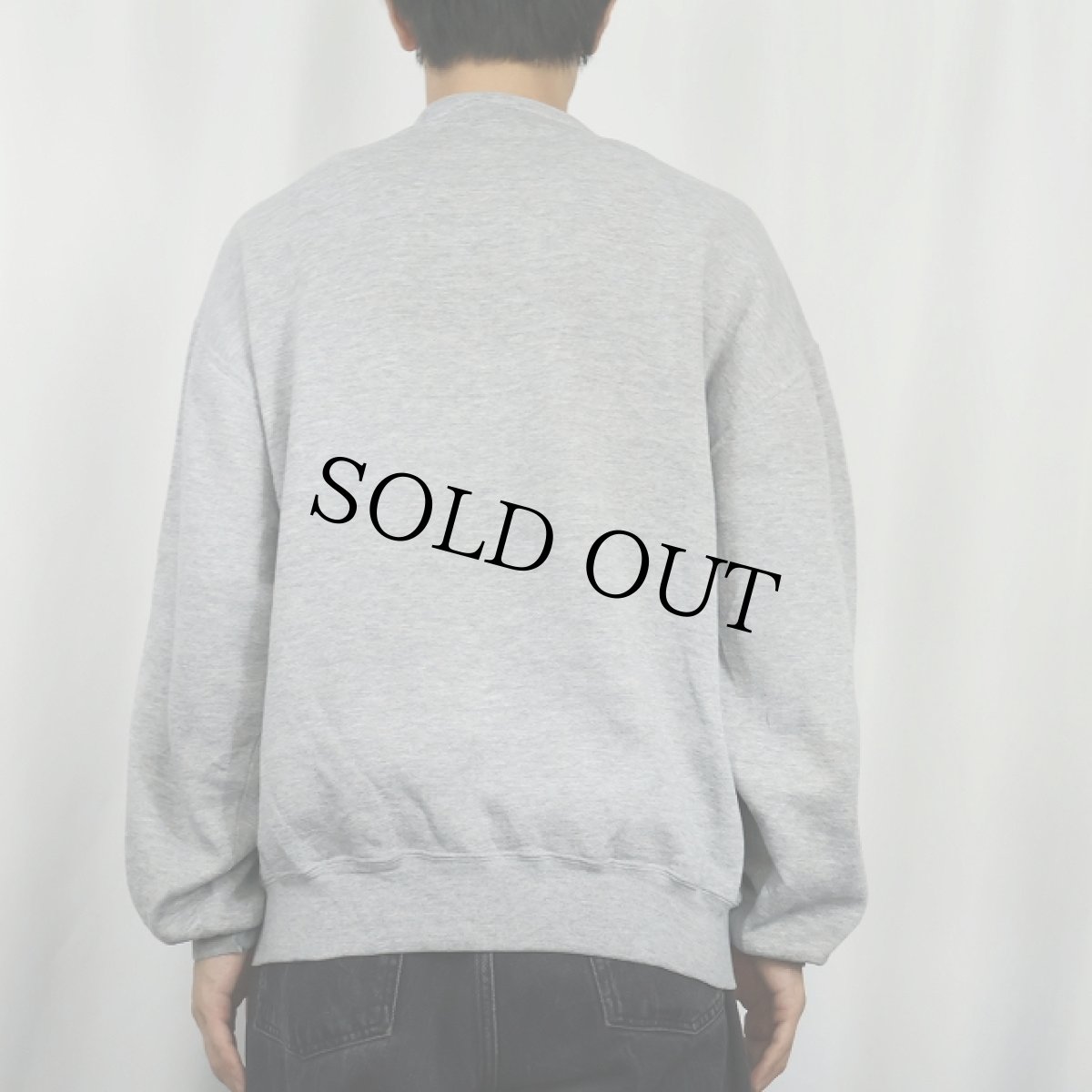 画像3: 90's RUSSELL ATHLETIC USA製 前V無地スウェット L (3)