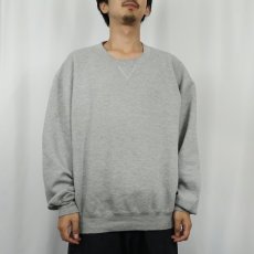 画像2: 90's RUSSELL ATHLETIC USA製 前V無地スウェット LT (2)
