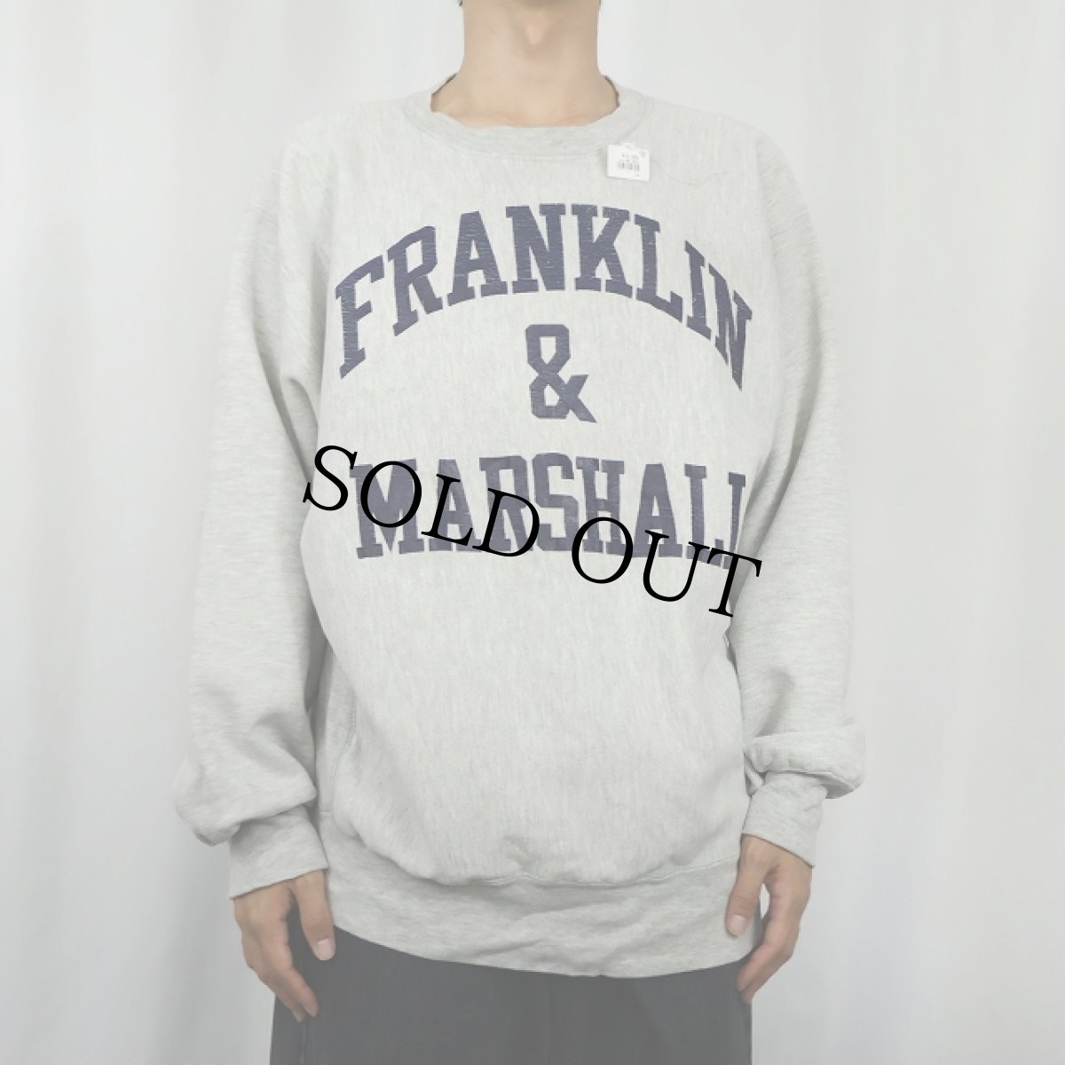画像2: Champion REVERSE WEAVE "FRANKLIN & MARSHALL" プリントスウェット  (2)