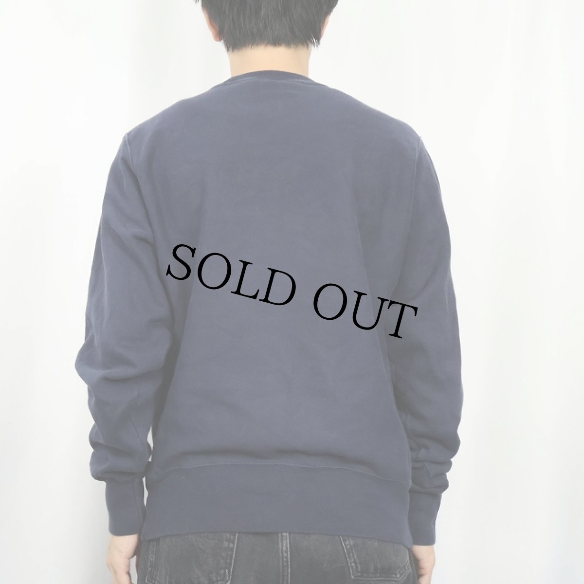 画像3: Champion REVERSE WEAVE "VISITATION ACADEMY" プリントスウェット NAVY S (3)