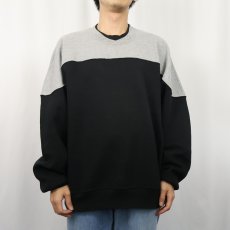 画像2: 90's RUSSELL ATHLETIC USA製 2トーンスウェット XL (2)