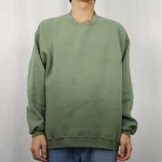 画像2: 90's RUSSELL ATHLETIC USA製 前V 無地スウェット XL (2)