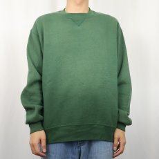 画像2: 90's RUSSELL ATHLETIC USA製 前V 無地スウェット XL (2)