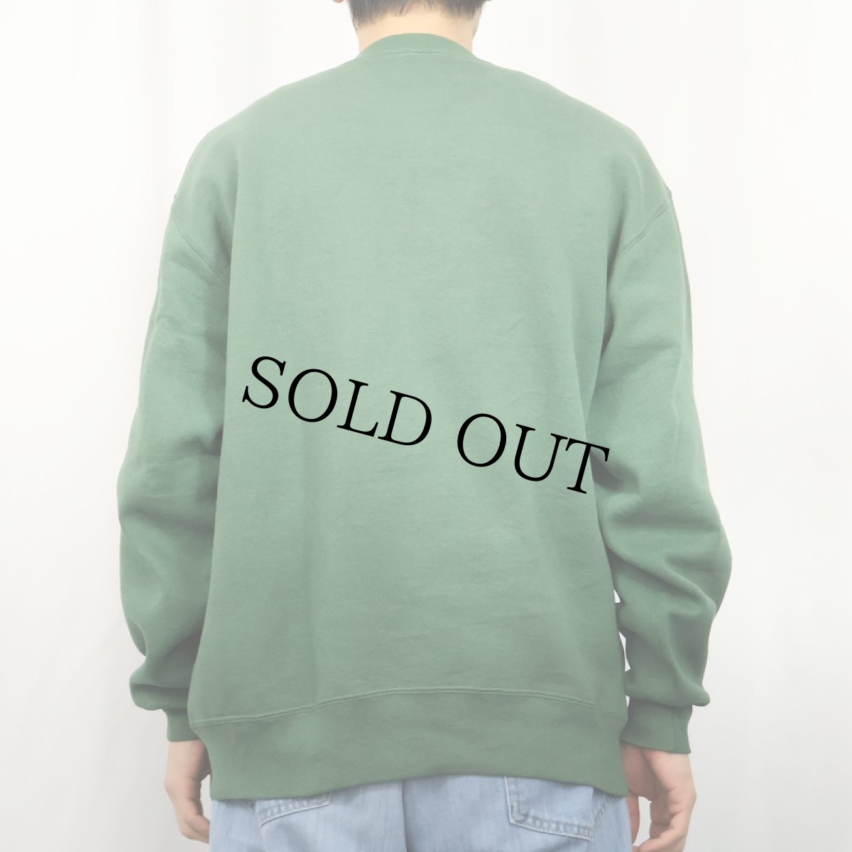 画像3: 90's RUSSELL ATHLETIC USA製 前V 無地スウェット XL (3)