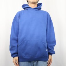 画像3: 90's RUSSELL ATHLETIC USA製 "JEFF" バックプリント スウェットフーディー XL (3)