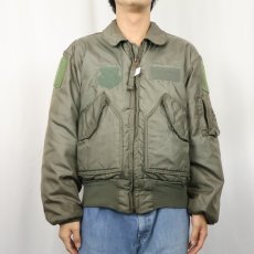 画像2: 80's U.S.AIR FORCE CWU-45/P フライトジャケット MEDIUM (2)