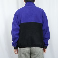 画像3: 90's GAP "GP TECH" 切り替えデザイン ハーフジップフリースジャケット S (3)