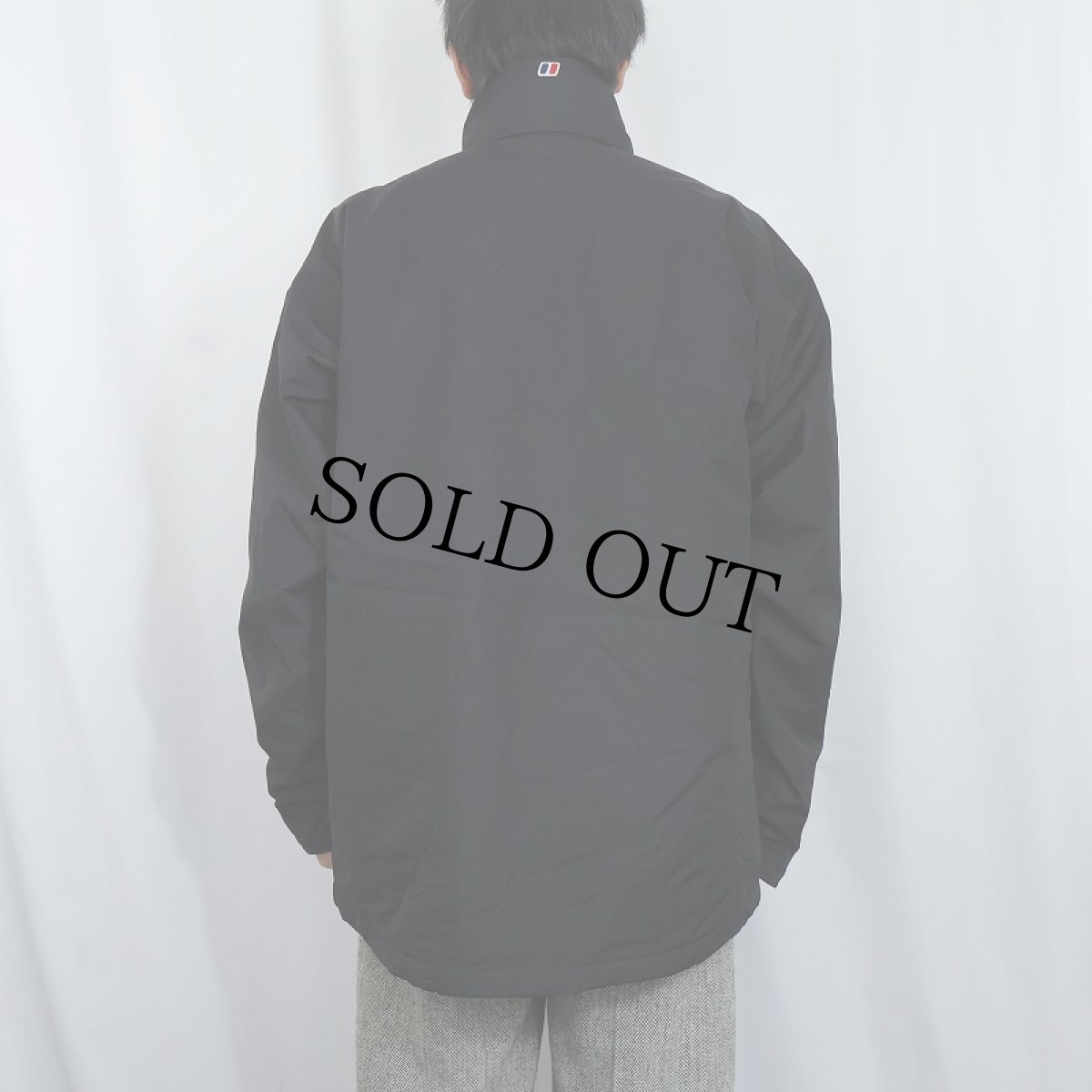 画像3: berghaus "AQ2" 中綿入り ナイロンジャケット BLACK XL (3)