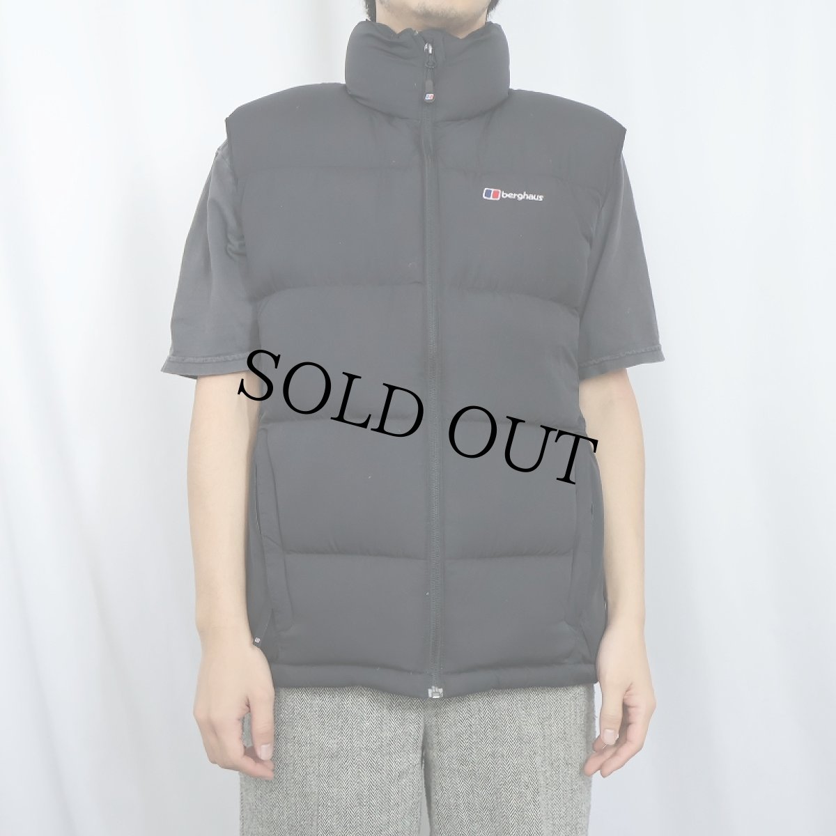 画像2: berghaus ダウンベスト BLACK SIZE16 (2)