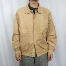 画像2: ITALY製 "A-1 TYPE" スエードレザー ヴァルスタージャケット M (2)