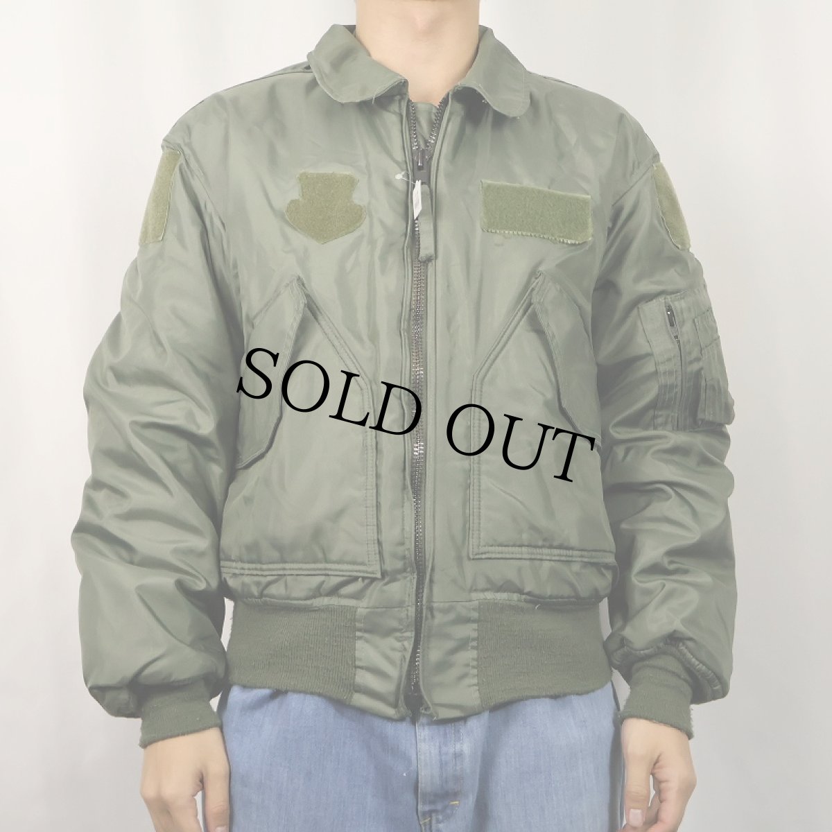 画像2: 2000's U.S.AIR FORCE CWU-45/P フライトジャケット MEDIUM (2)