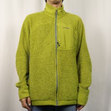 画像2: 2000's Patagonia Rシリーズ R2 フリースジャケット XL (2)