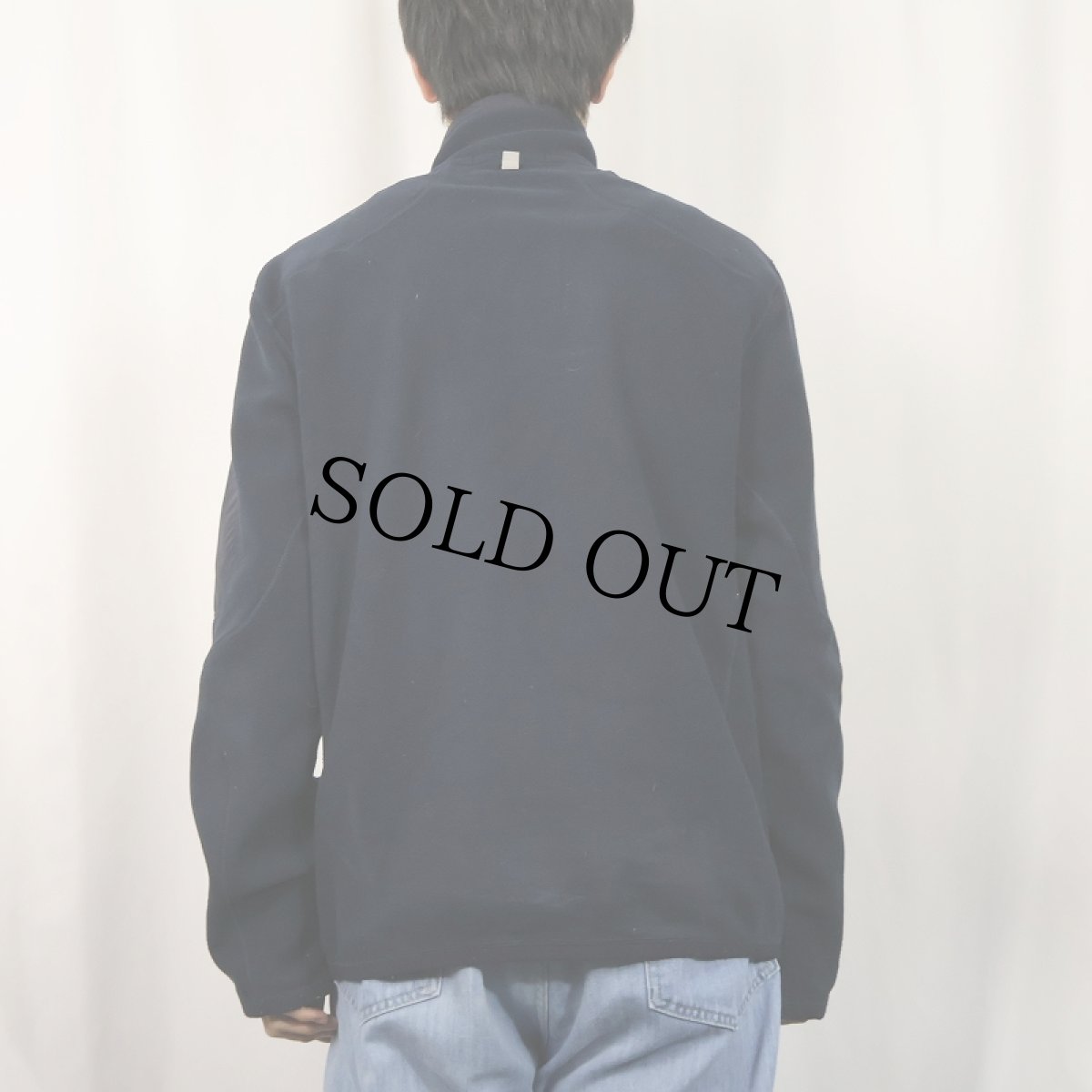 画像3: RLX POLO SPORT Ralph Lauren 星条旗 ハーフジップフリースジャケット NAVY L (3)